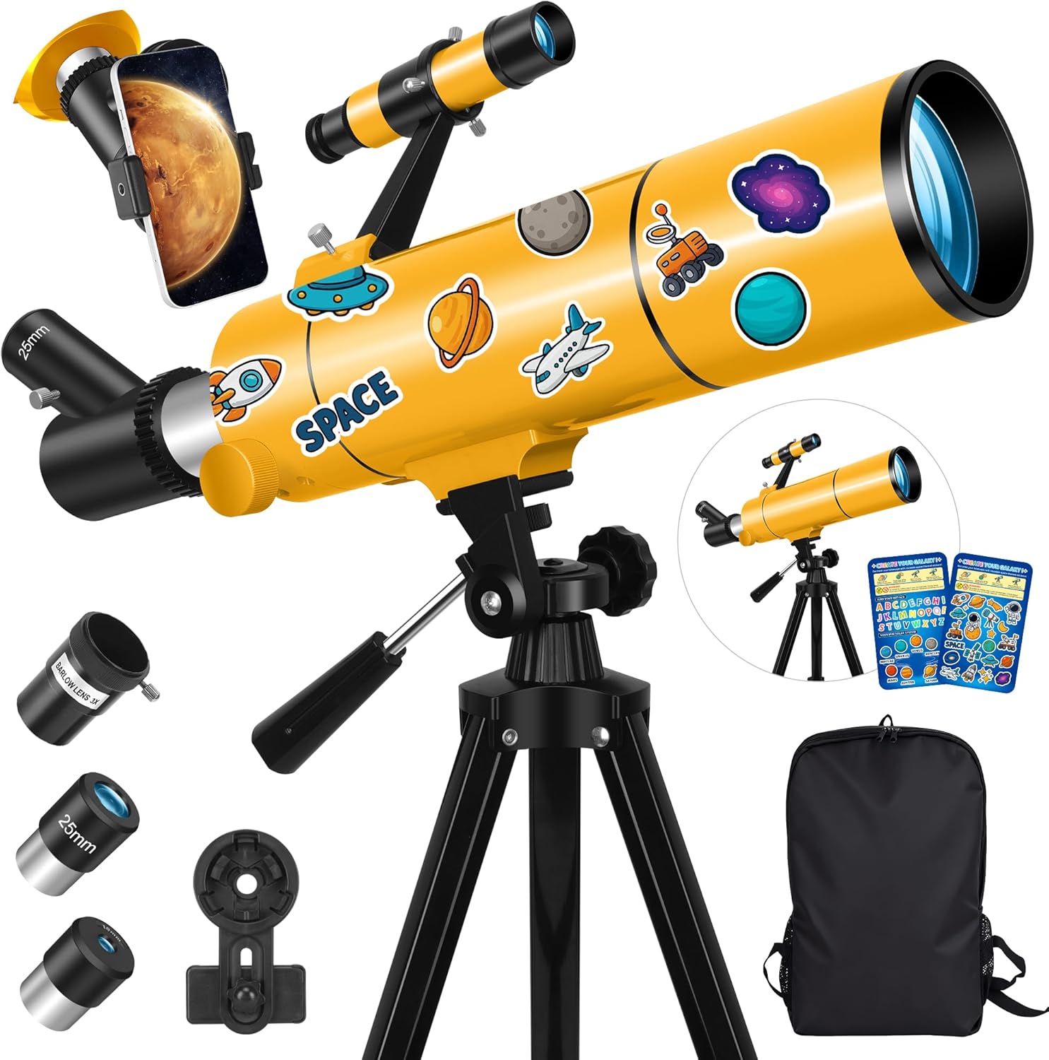 MEEZAA 80×500 — Beginner Travel Kit with Backpack
